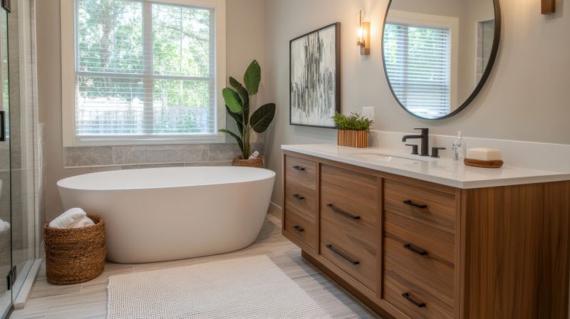 Elegant Tub Area